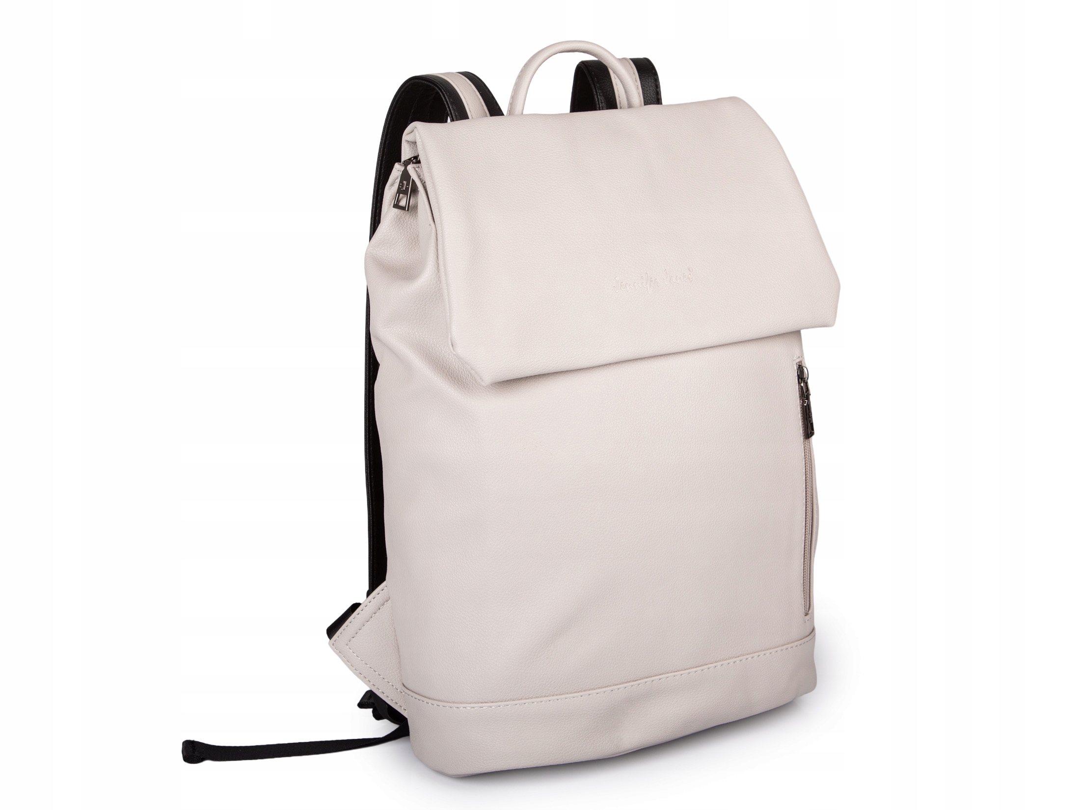 Batoh dámský městský elegantní s prostorem pro notebook 14" do práce, béžový