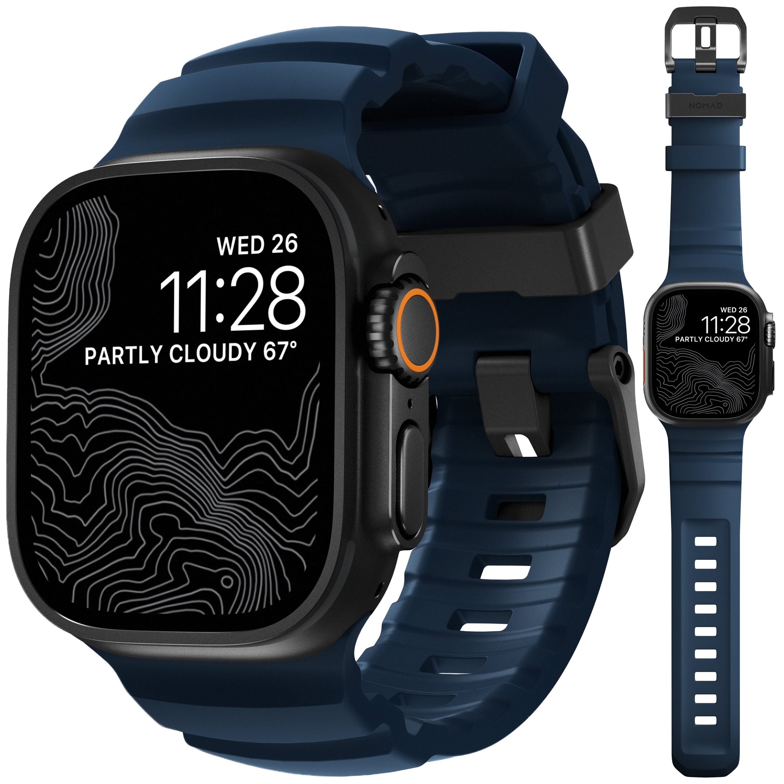 Nomad Rocky Point Pasek Silikonowy do Apple Watch 49 46 45 44mm