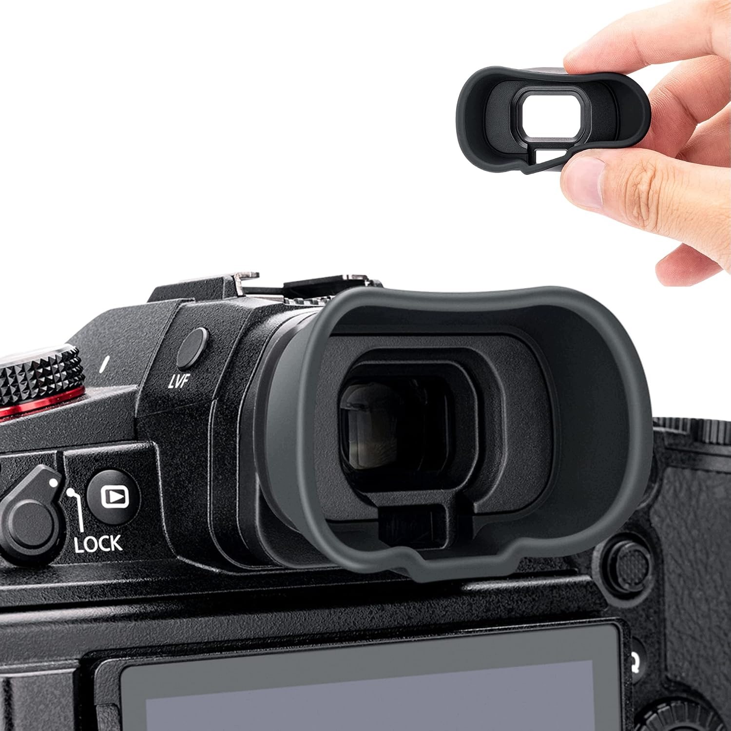 Kiwifotos KE-GH6 przedłużka okularu muszla oczna Panasonic Lumix GH6 GH5S