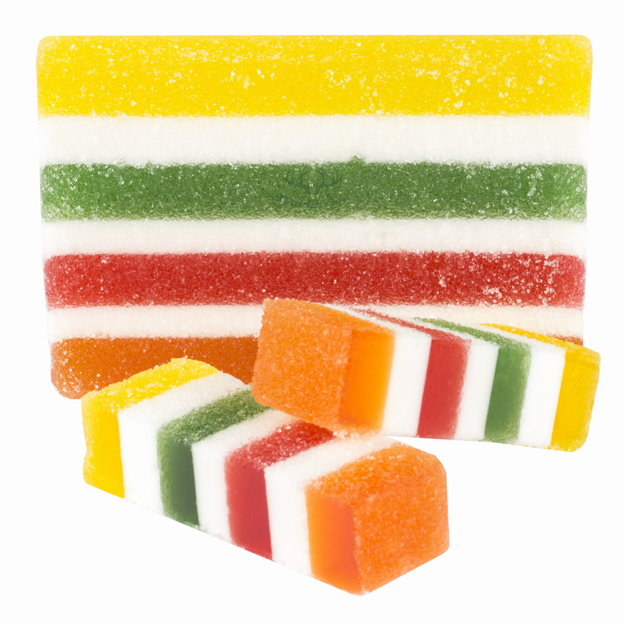 Levně Duhové Želé Bonbóny 210gx10ks Karamel