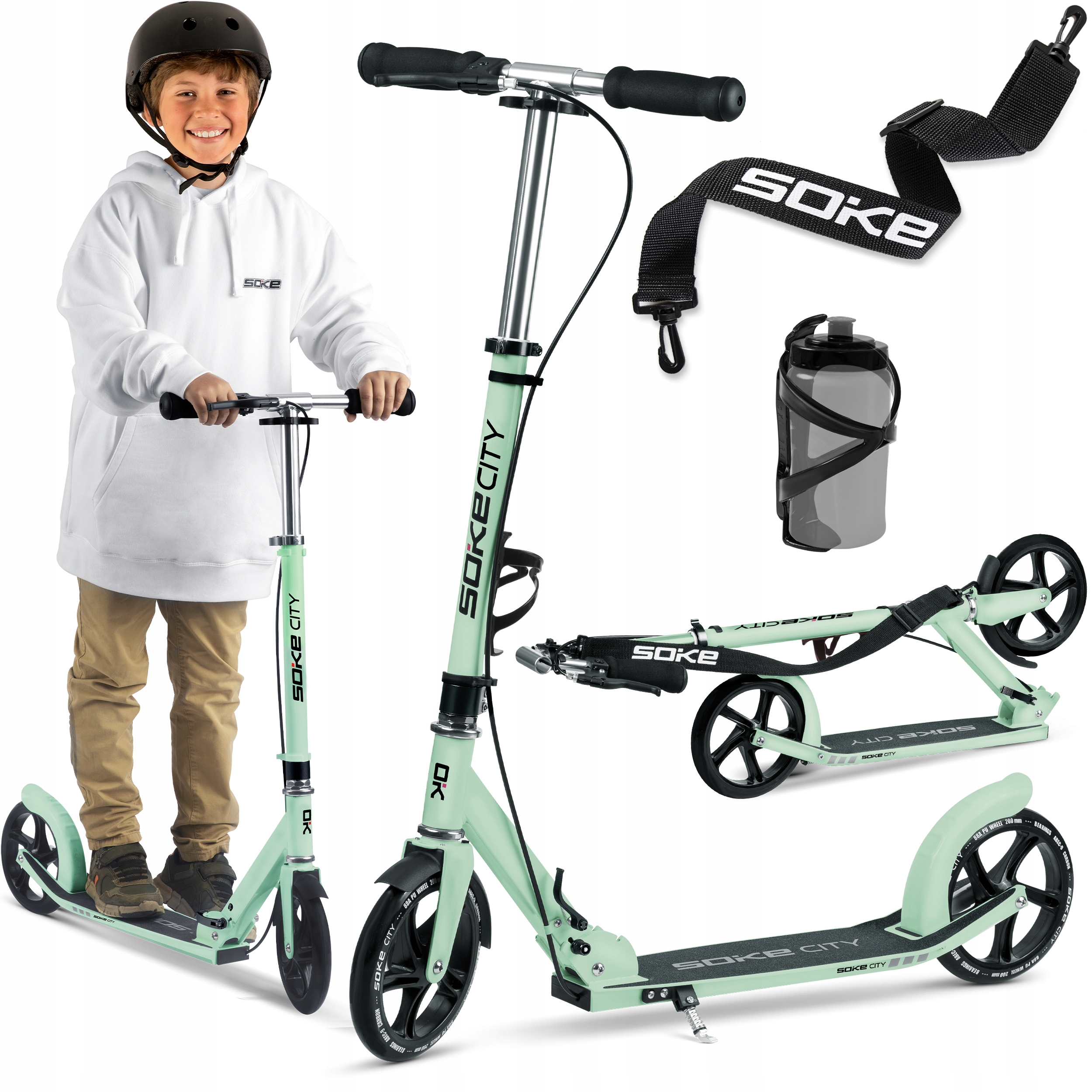 Hulajnoga Dla Dzieci Duże Koła Składana