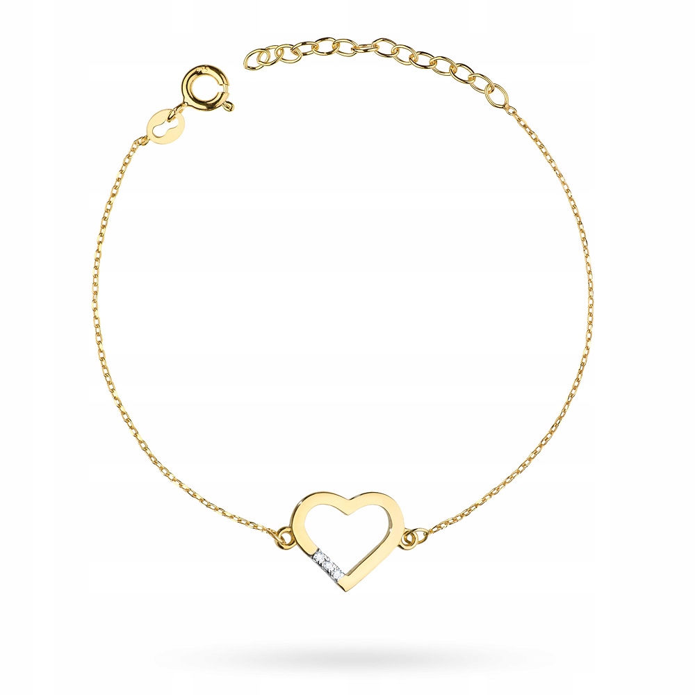 

Złota Bransoletka 585 Brylanty 0,015 Ct - M.jopek