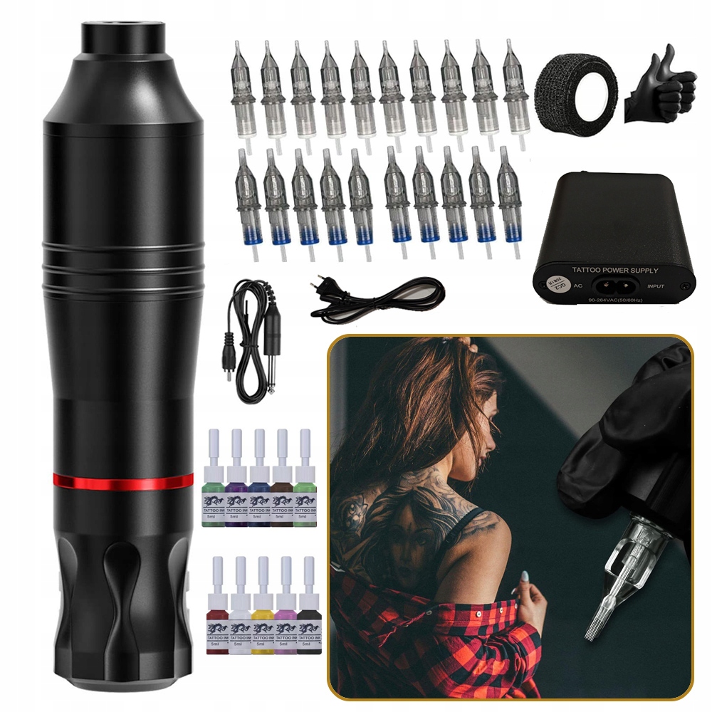 Na Tetování, Otočná Sada Na Na Tetování, Sada Strojků Na Na Tetování