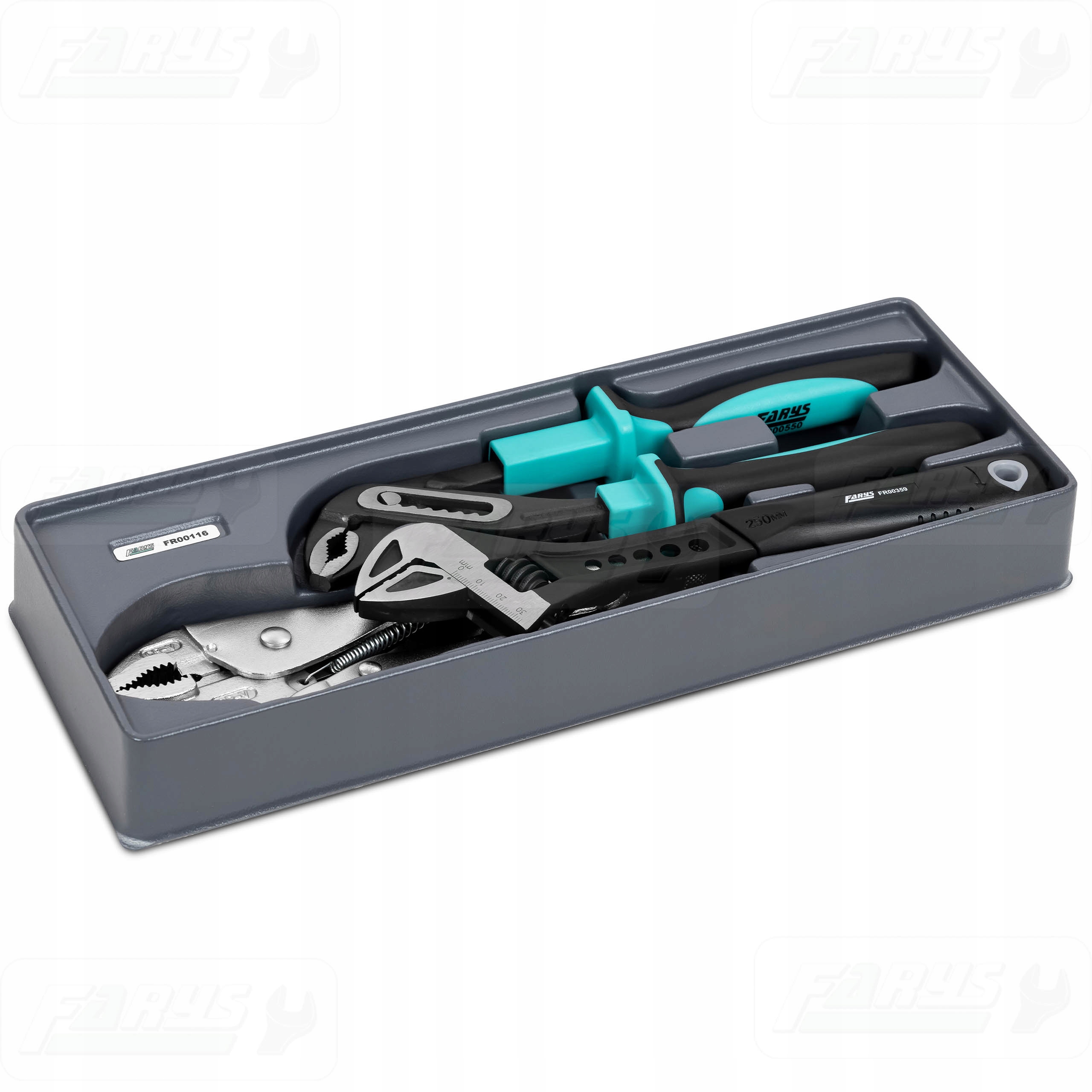 Sada nastavitelných kleští 3 ks Vložka Do Skříňky Vybavení Premium