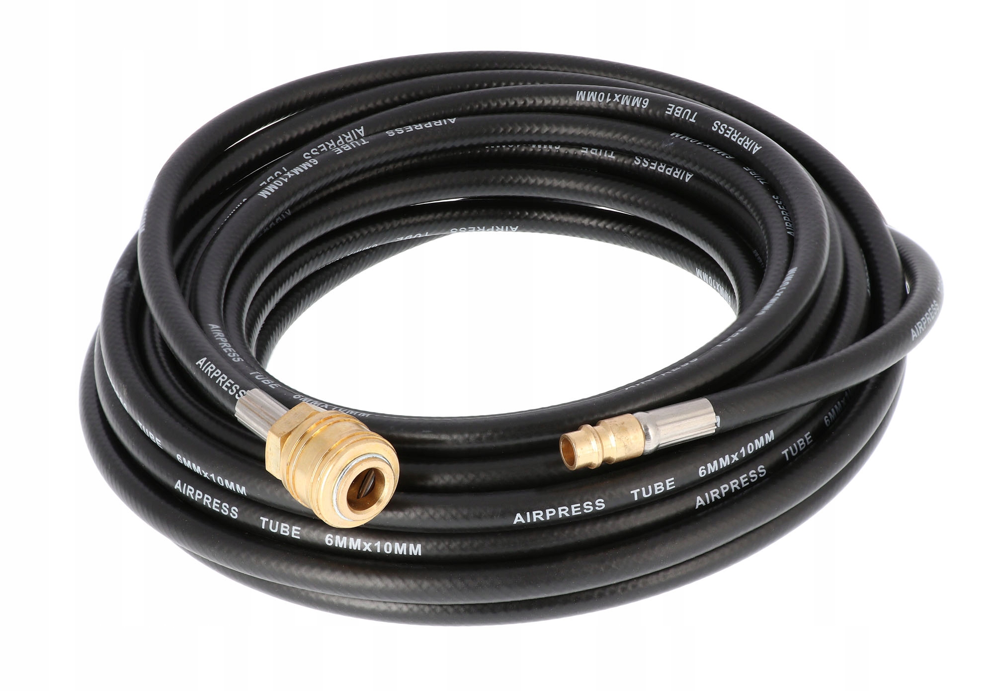 

Airpress Wąż Pneumatyczny Gumowy Okuty 10m 10x6mm