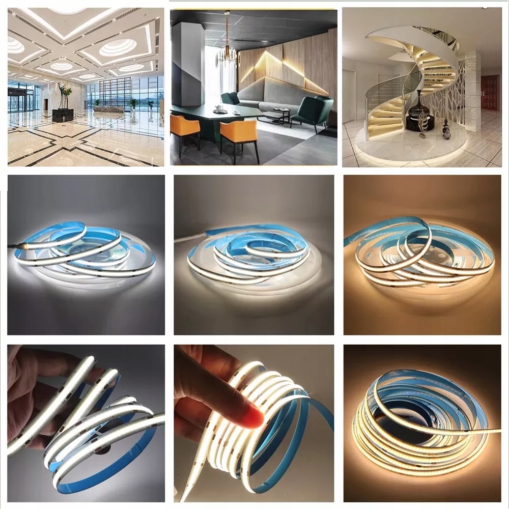 Taśma LED PRO COB 10W NEON WODOODPORNA IP66 3000k Jasność 940 lm