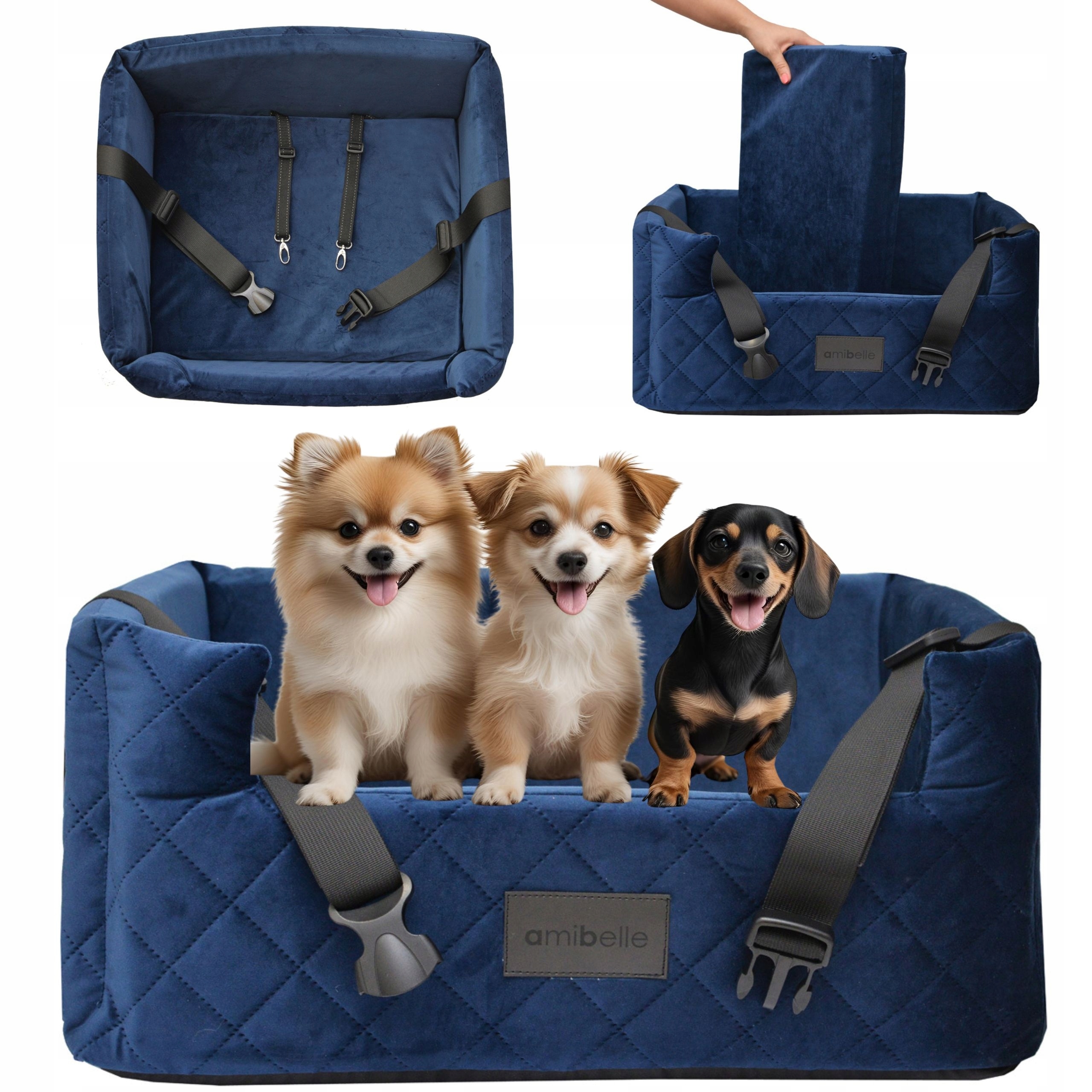 Autosedačka pro psa kočku Přepravka Pelíšek Poslání pro mazlíka