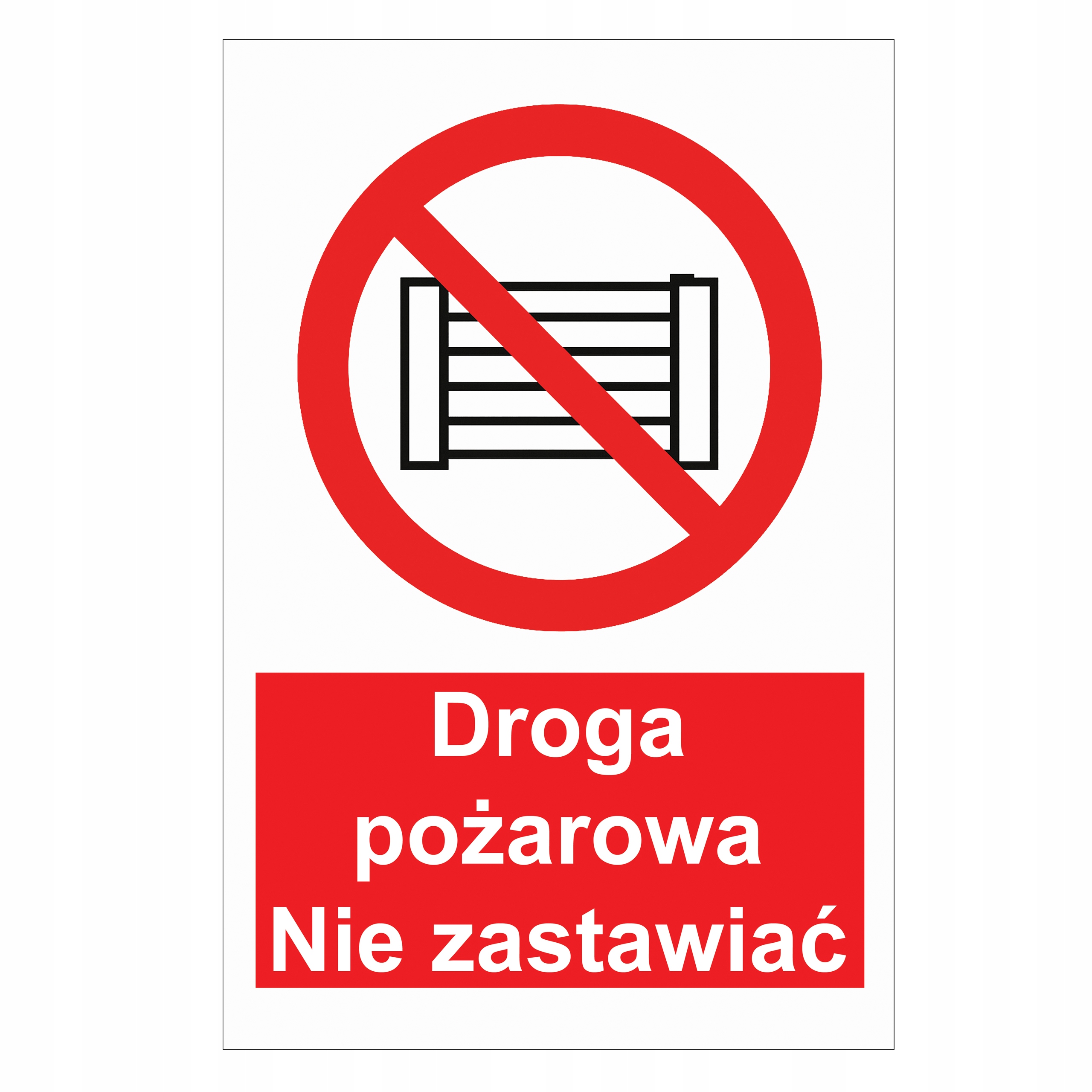 Tabulka znak Požární Cesta Nezastavovat 60x90 cm Dibond Bozp BB001
