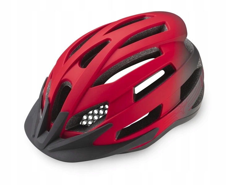 Cyklistická helma R2 Spirit ATH33J červená, černá 26879/L