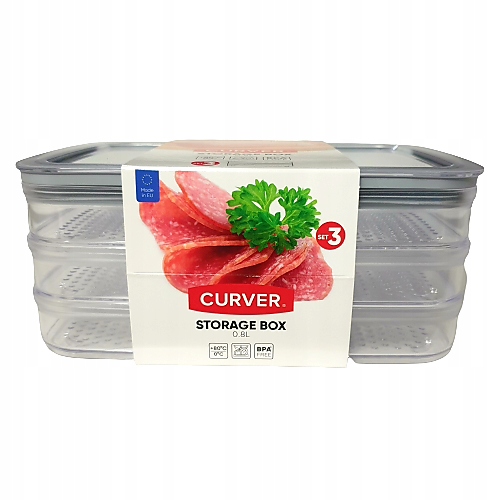 

Pojemnik Na Żywność Curver Storage Box 3X0,8l 138