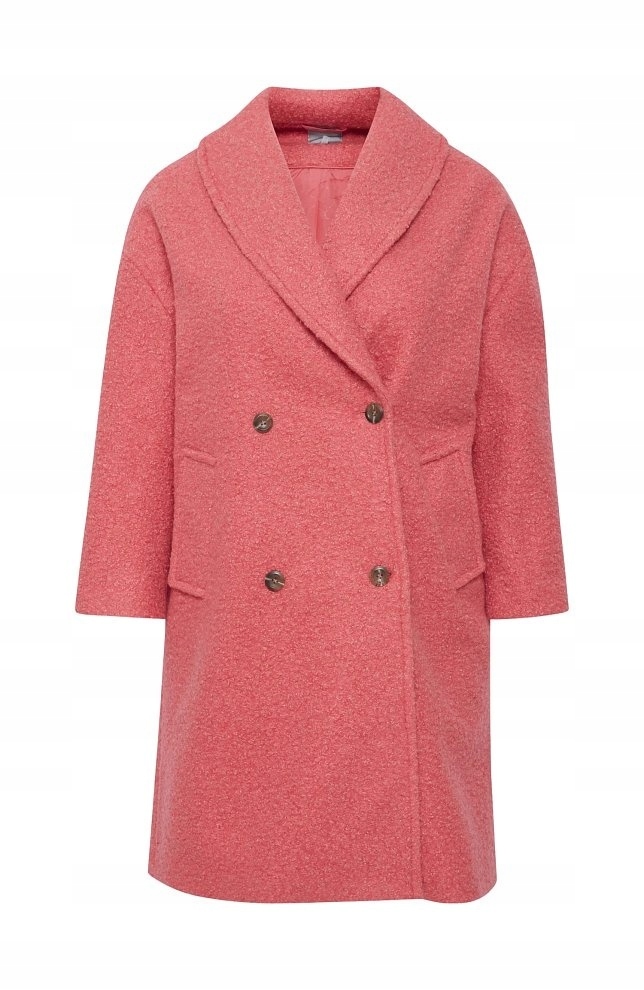 Plus Size Fransa Fantastická Růžová Bunda S Kabátem F399 52