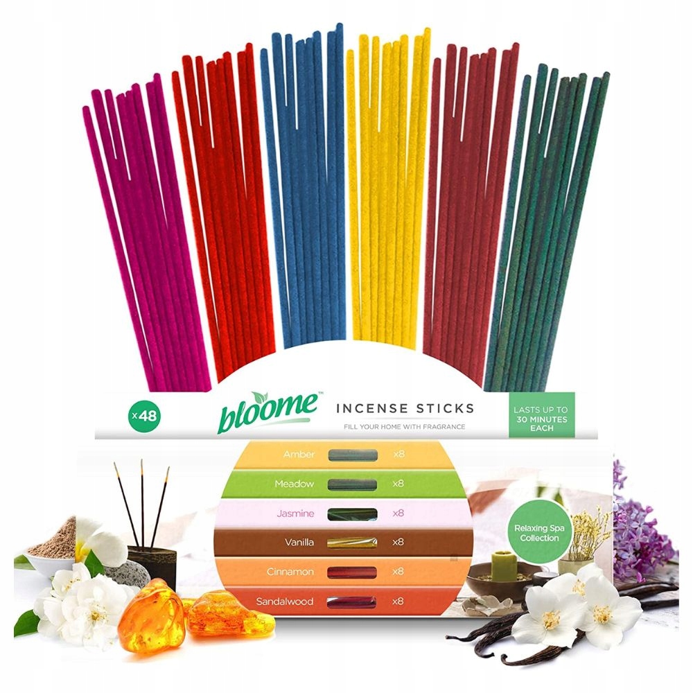 

Kadzidełka zapachowe kadzidła kolekcja Spa mix 48