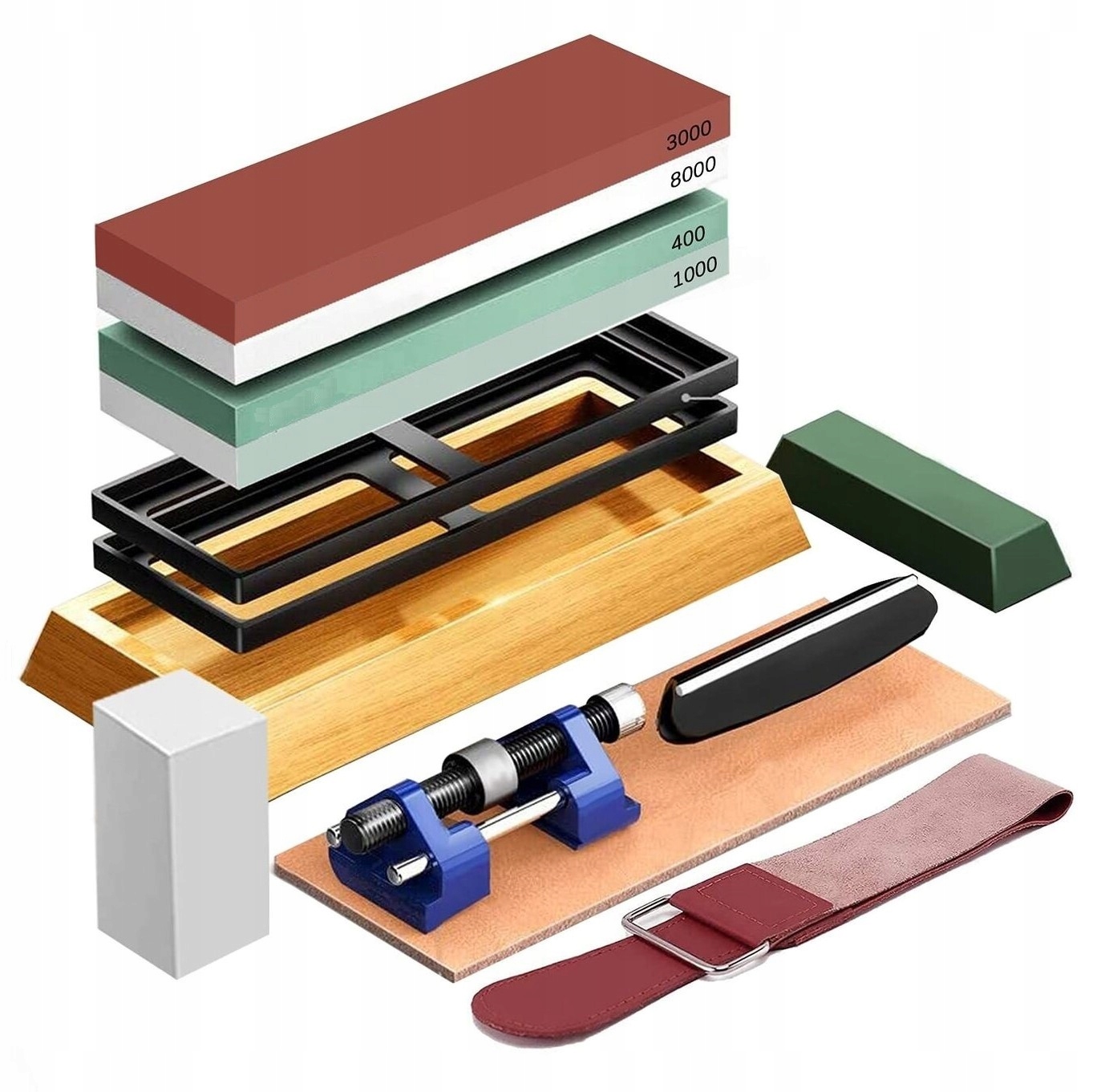 KAMIEŃ WODNY PROFESJONALNA OSTRZAŁKA DO OSTRZENIA NOŻY OSEŁKA STALKA ...