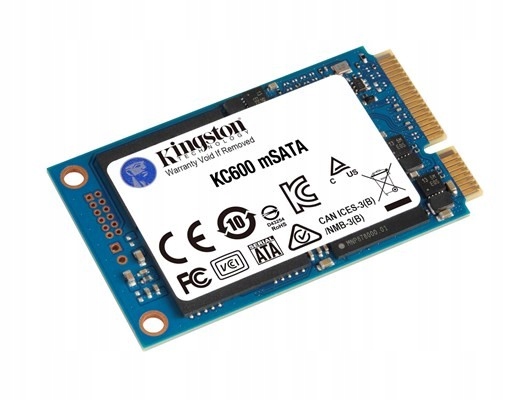 Kingston Dysk Ssd SKC600 512GB mSATA 550/520 MB/s