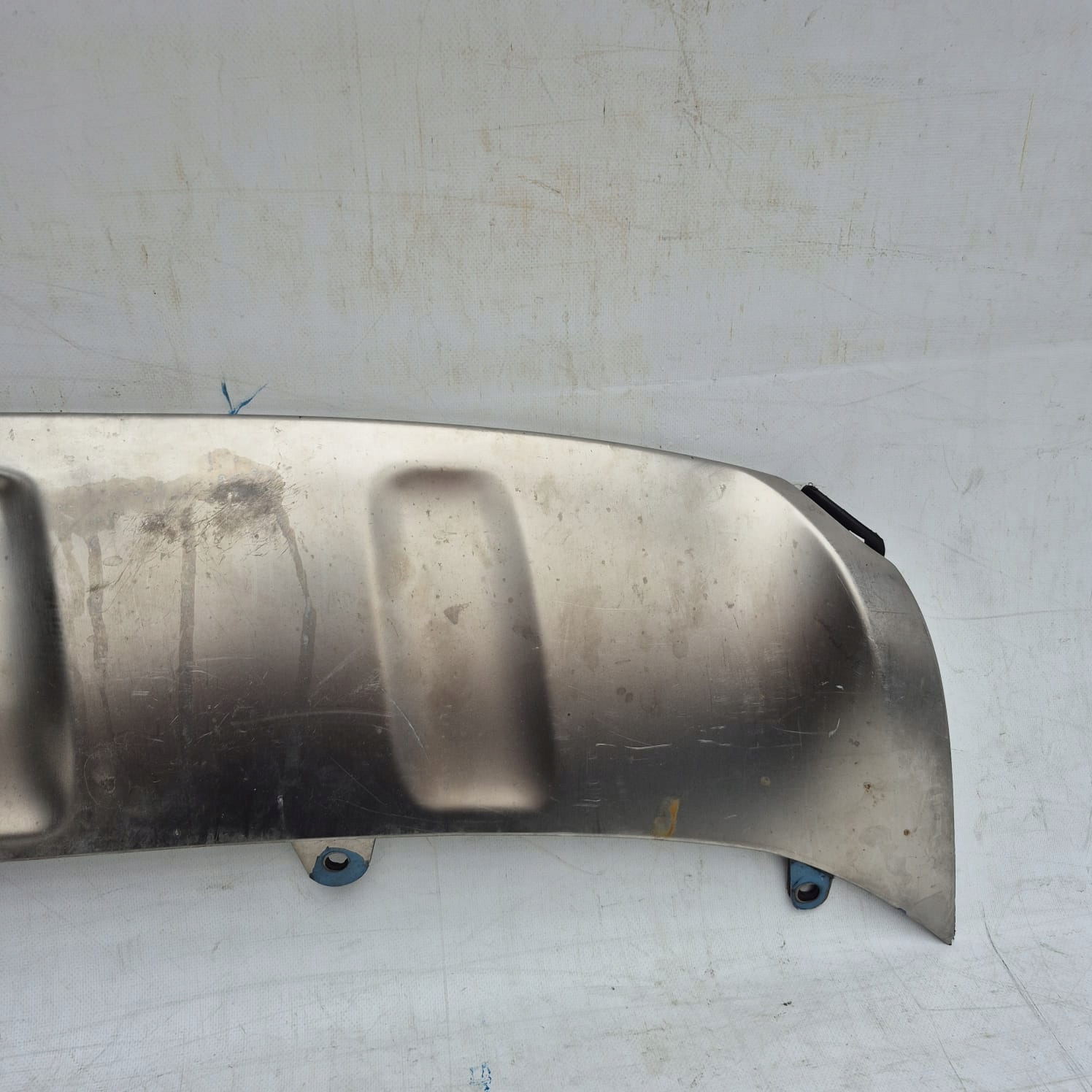 PORSCHE MACAN 95B 13- spoiler doplněk nárazníku předek plech 95B807061B