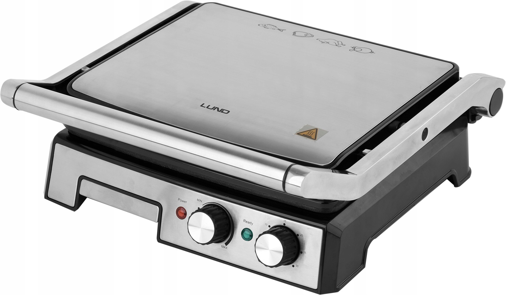 Lund Elektrický Gril 2000W 33x24 cm