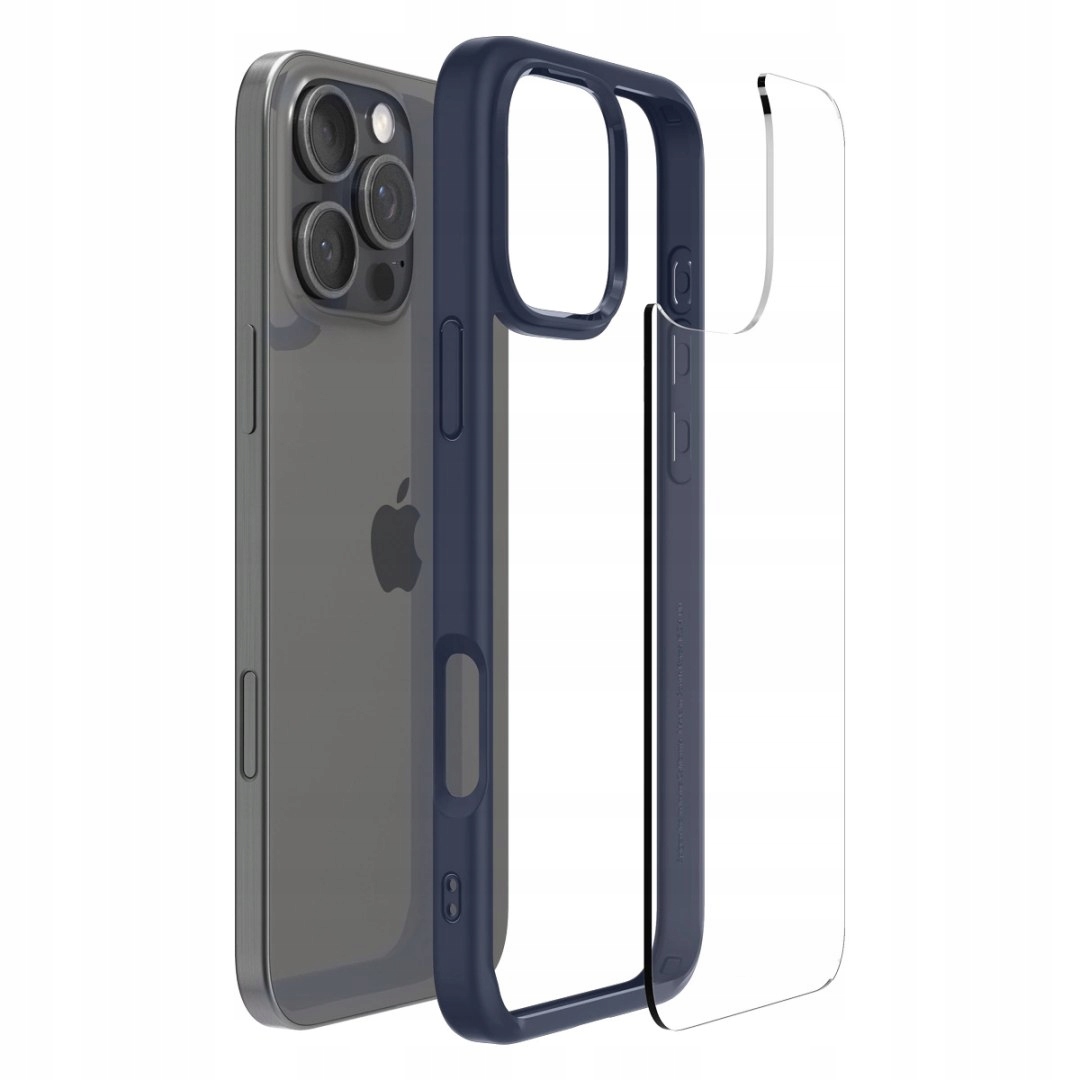 Etui Spigen Ultra Hybrid na do iPhone 16 Pro Max niebieskie
