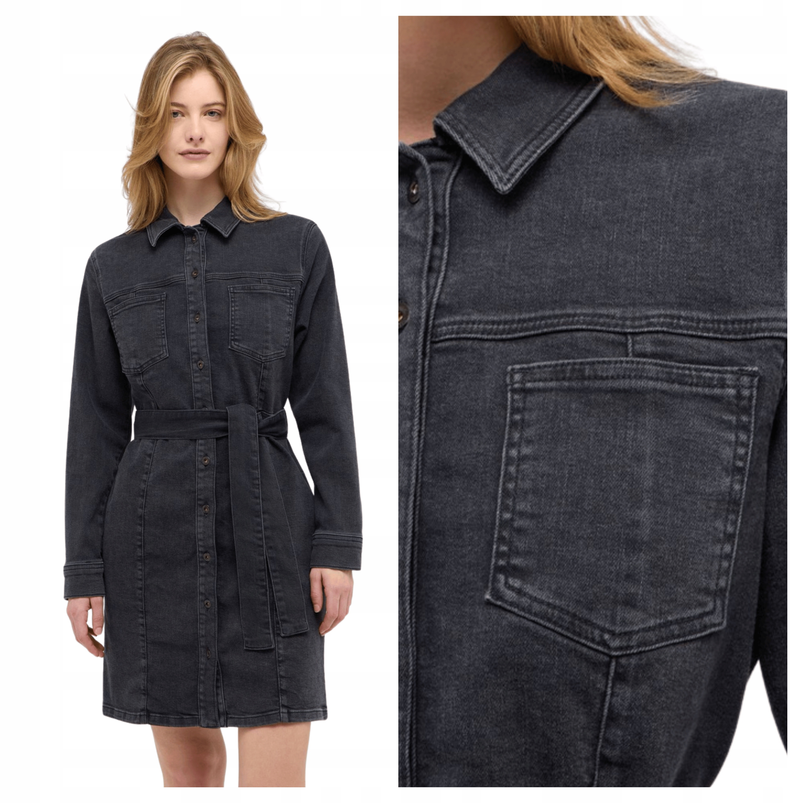 Mustang Styl Elmira Dress W40 Dámské šaty