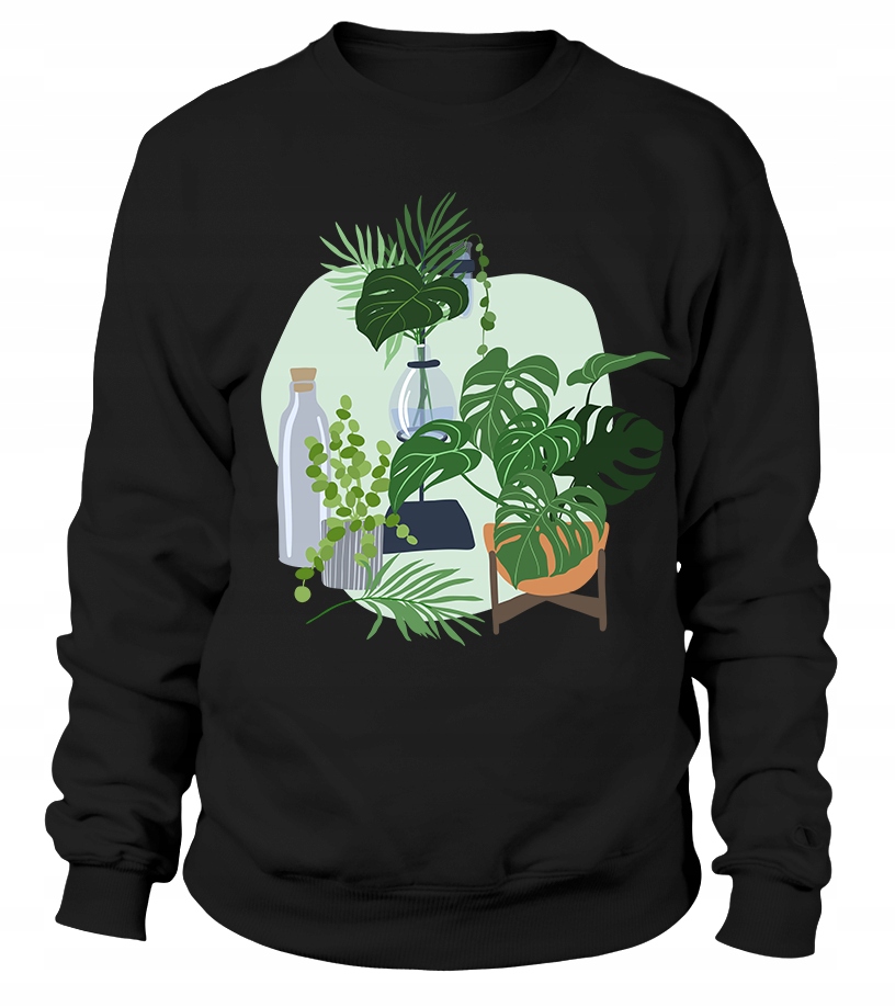 Pánská Mikina Home Jungle 2XL Černá pro něj muže, manžela, chlapce