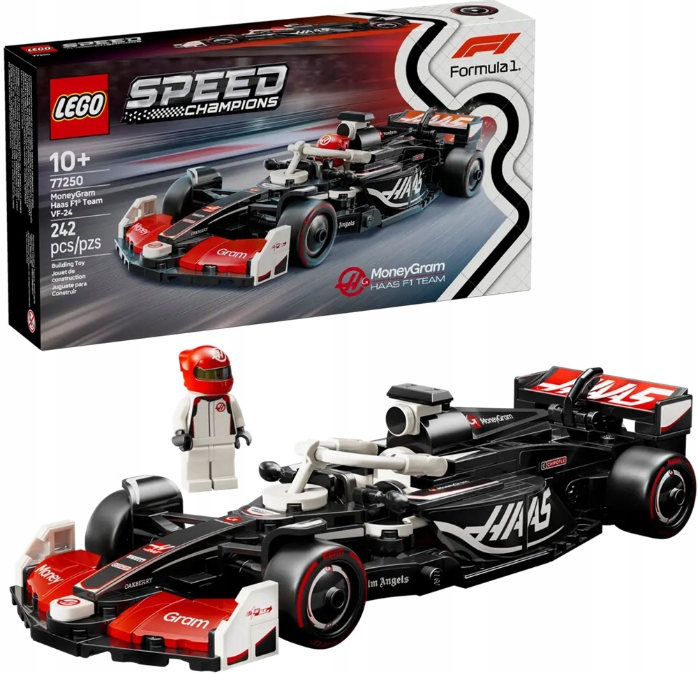242 stavebnice Lego Speed Champions Formule F1 MoneyGram Haas Team VF24 77250