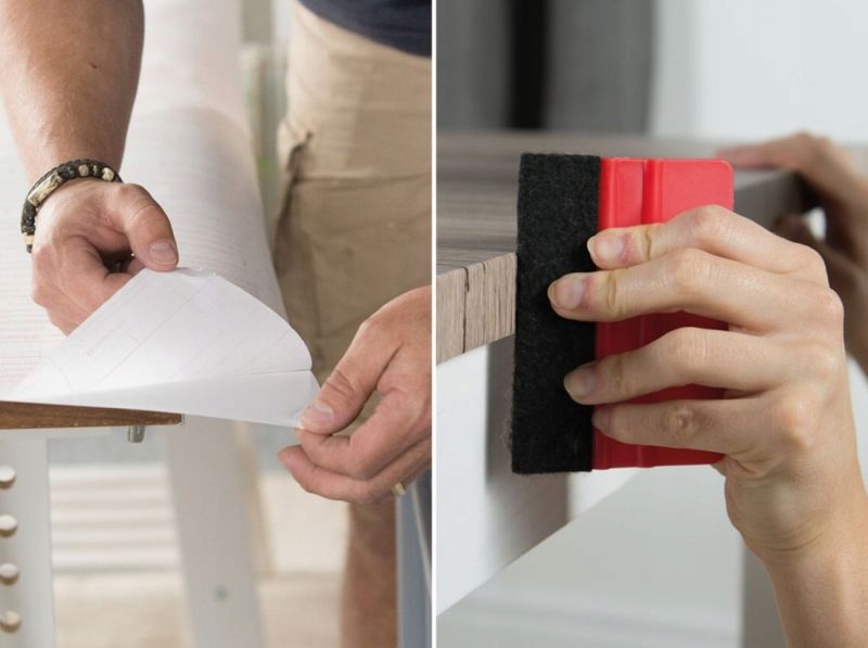 Okleina meblowa samoprzylepna jednokolorowa pomarańcz mat 200-8349 Ral 8023 Długość naklejki 50 cm