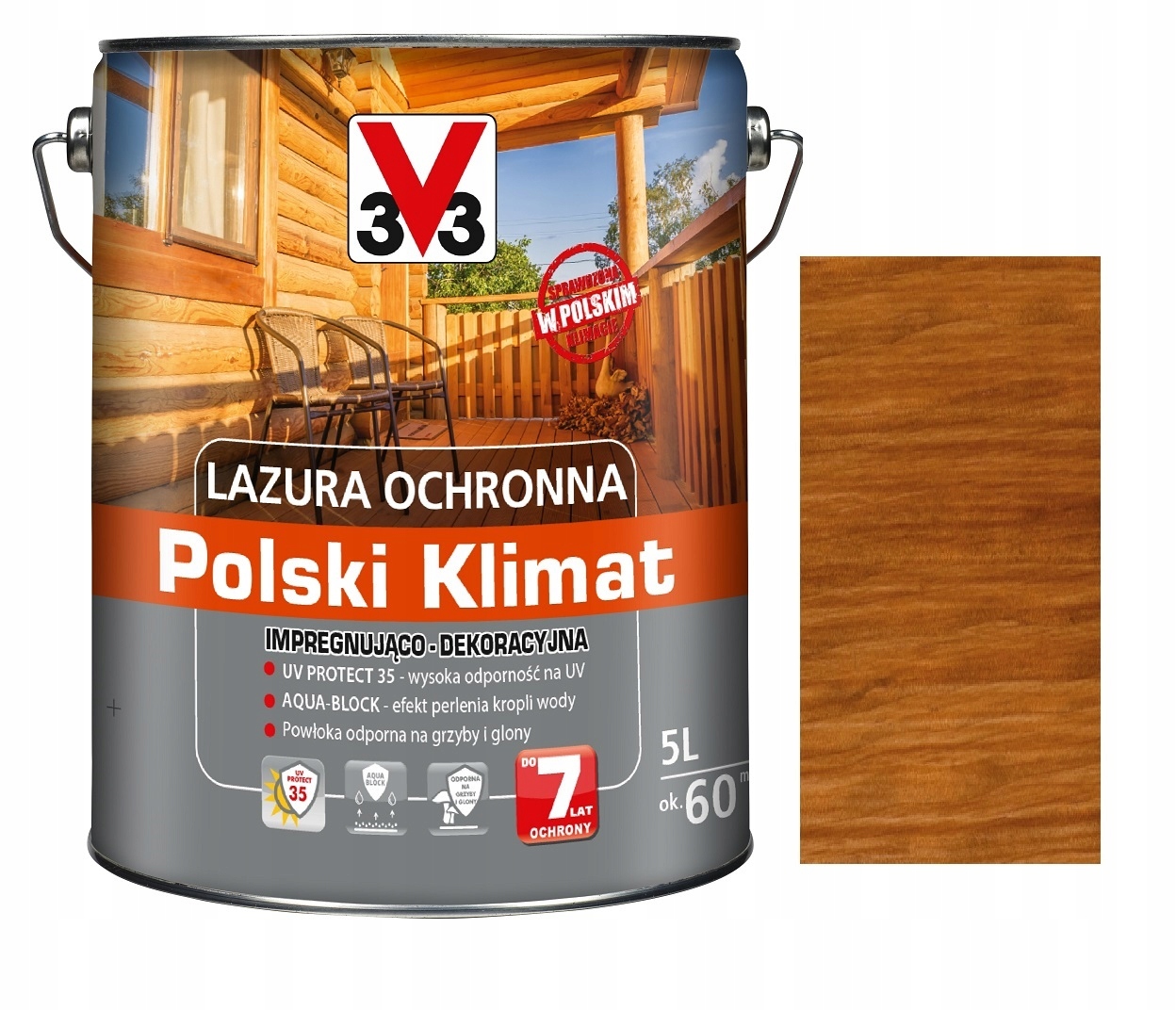 

Lazura V33 Polski Klimat 7LAT Tek 5L