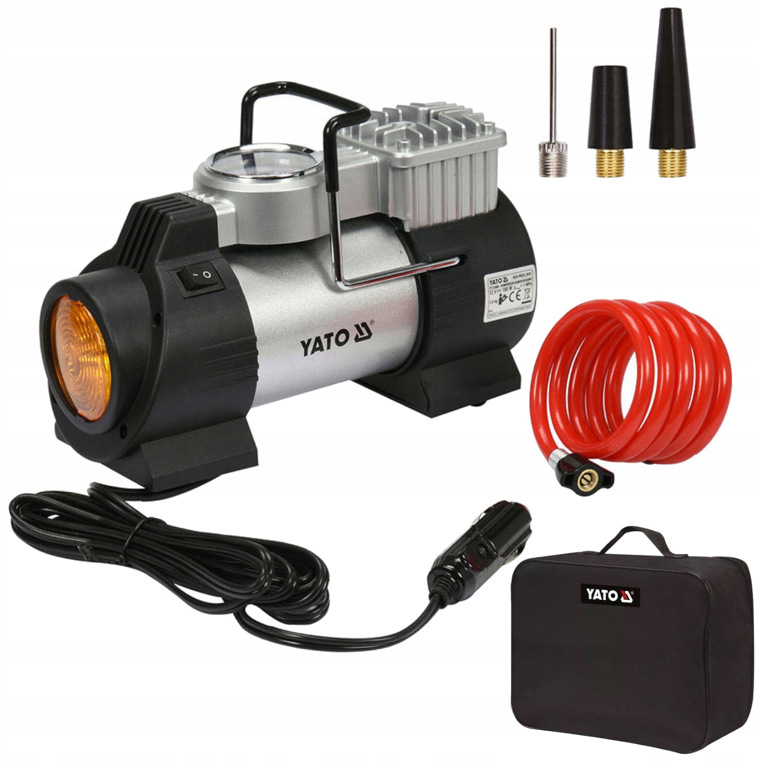 

Kompresor Pompka Samochodowa 12V 180W Yato