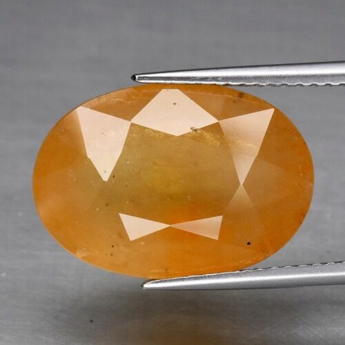 Safír 12.52ct Žlutý Ovál eCertifikát Wbd