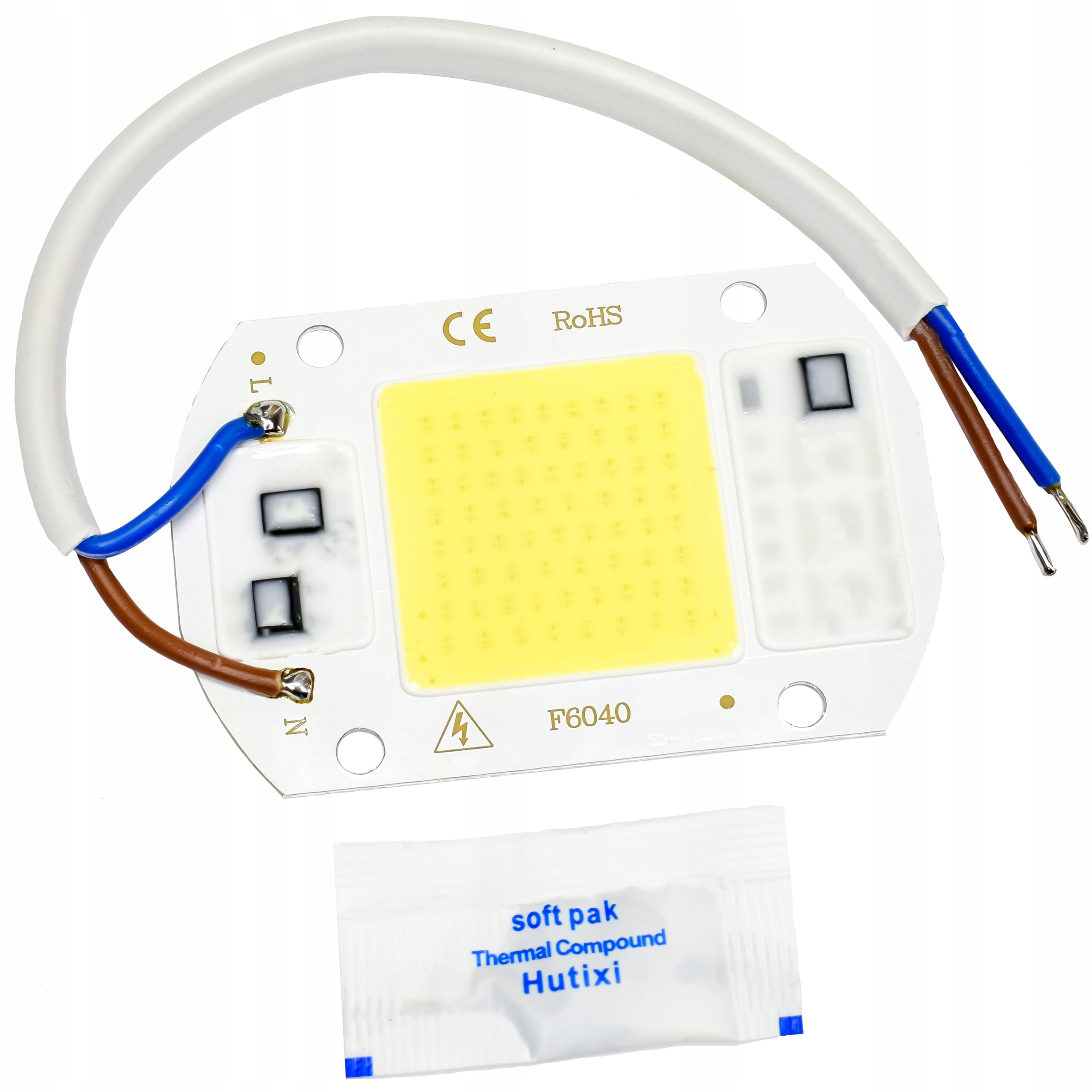 

Led 20W 1900lm Biały 60x 40mm 230V +przewód +pasta