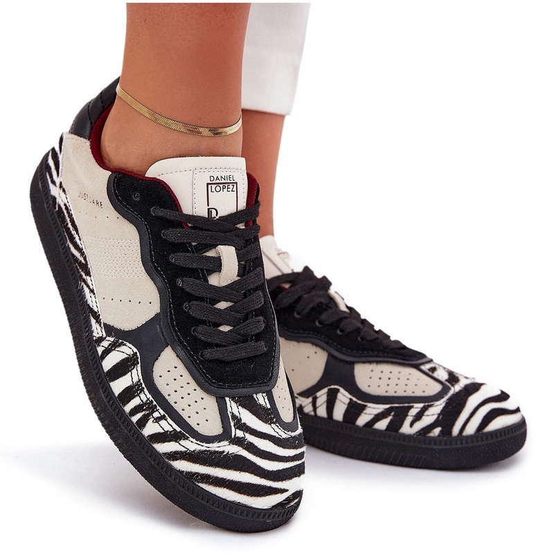 Dámské Tenisky Daniel Lopez Just Dare SS2D4015 Zebra Béžová 37