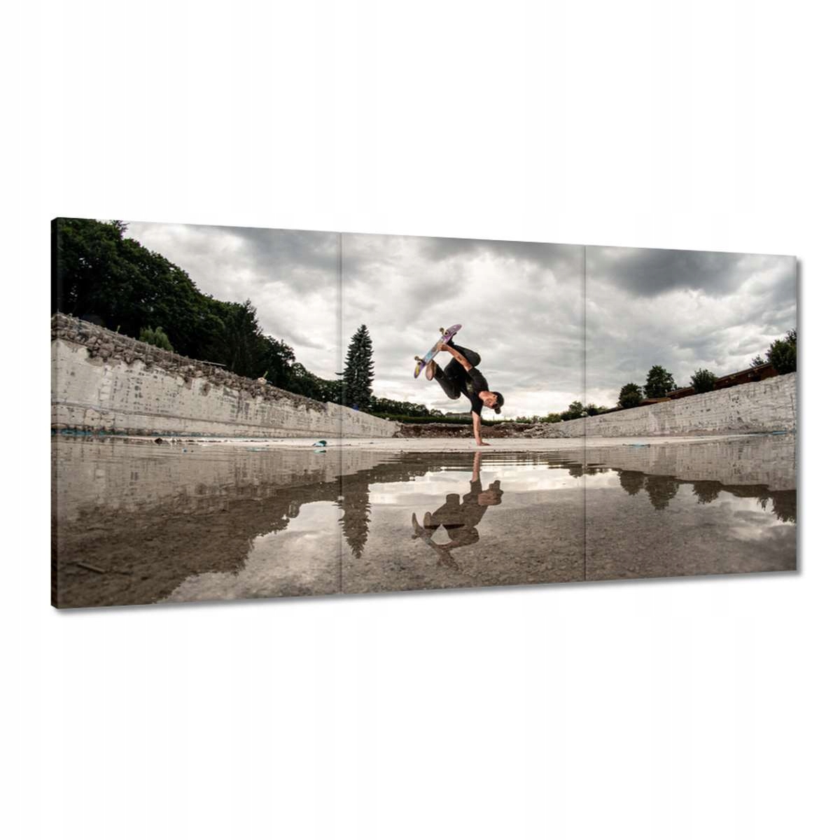 Obrazy 180x90 Skateboard Doska Skákanie