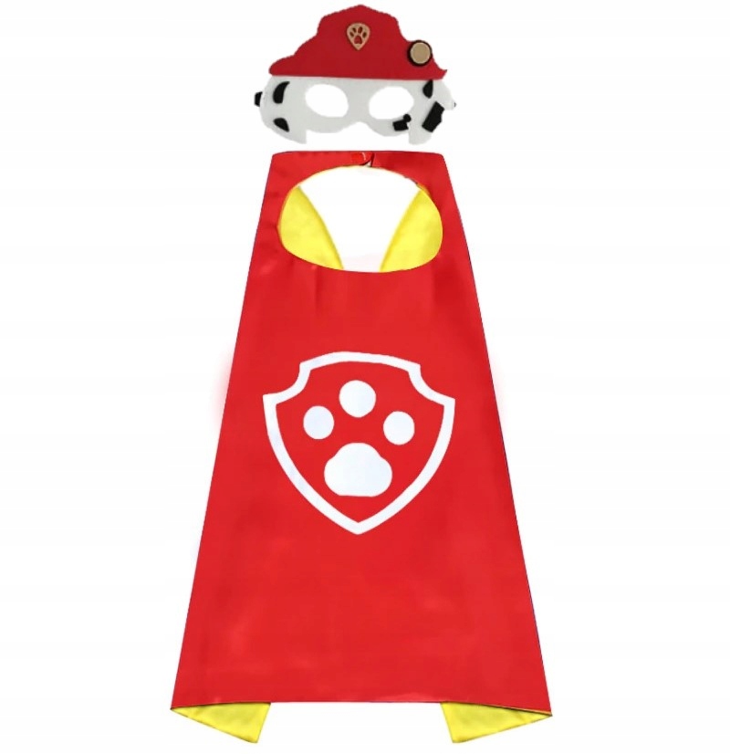 

Strój Przebranie Psi Patrol Marshal Maska Peleryna