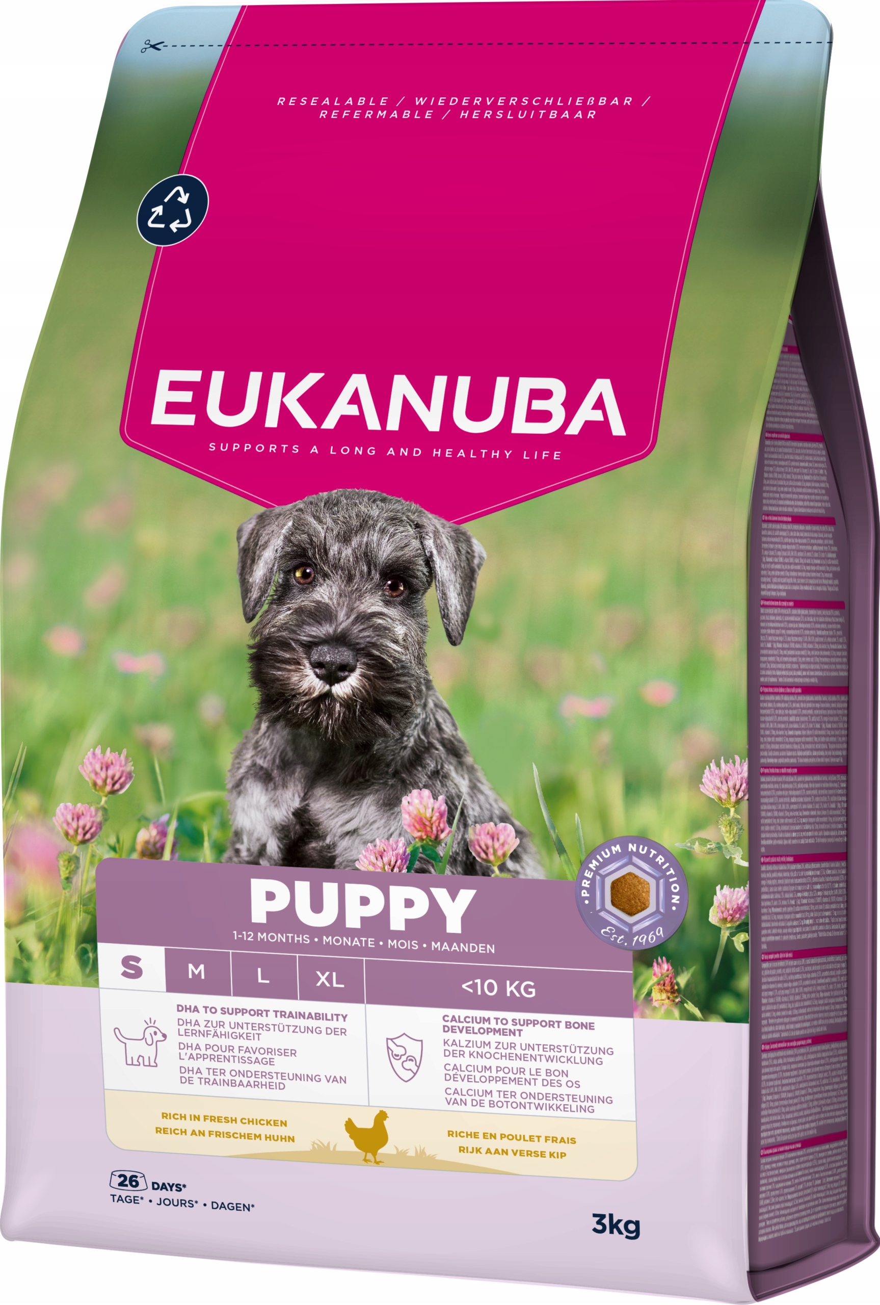 Levně Eukanuba suché krmivo kuře 3 kg