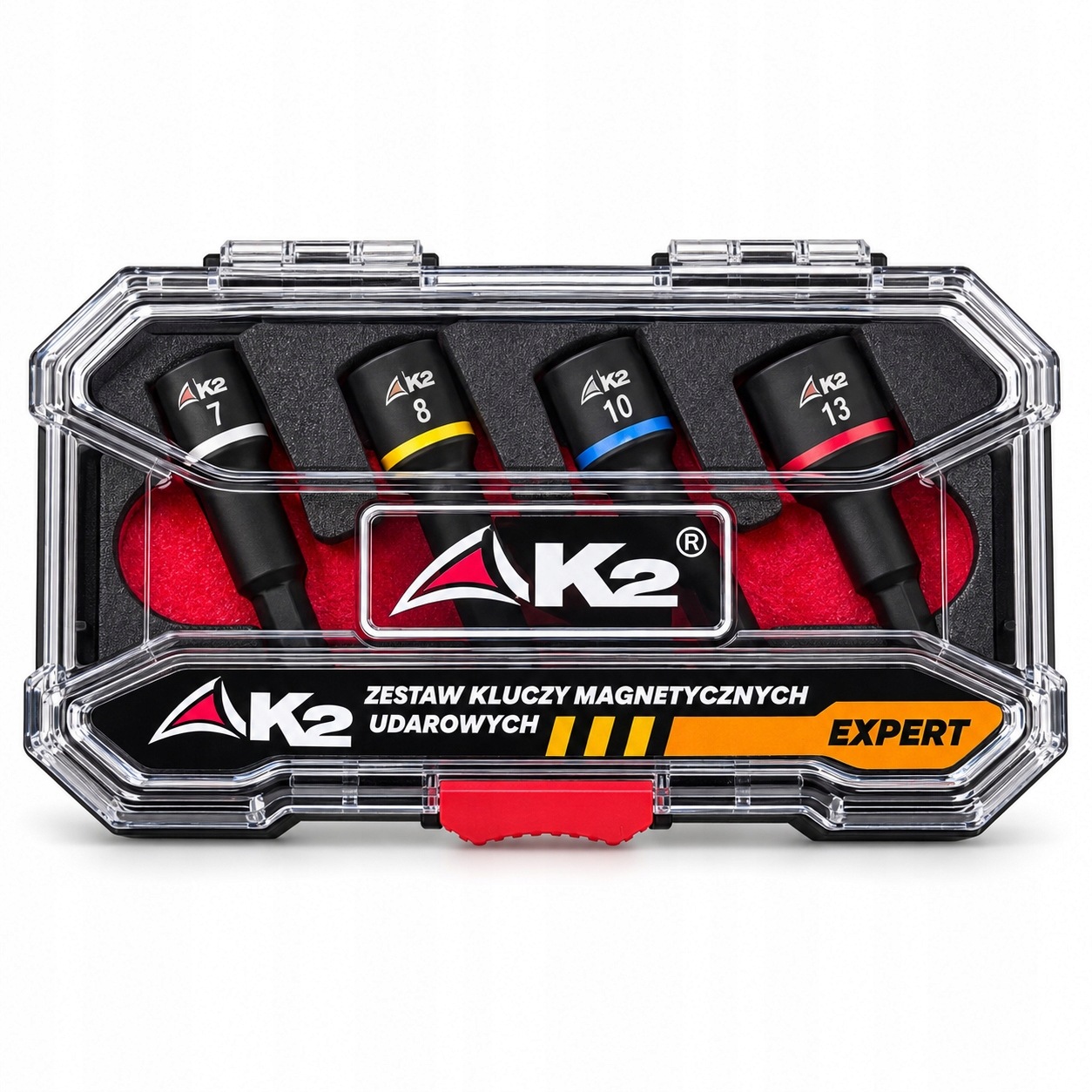 Sada 4 ks magnetických úderových nástavců K2 Expert 7,8,10,13 mm 1 ks