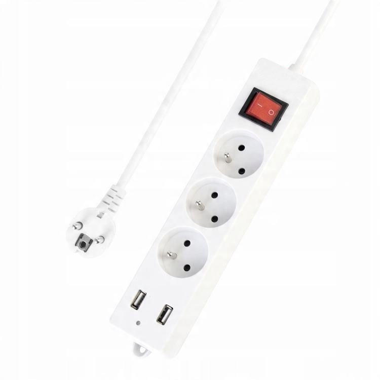 

Przedłużacz listwa zasilająca 3 m 3 gniazda 2x Usb