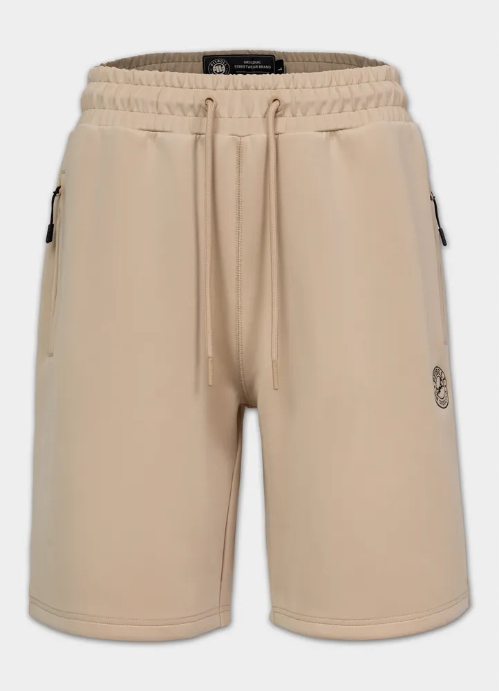 Pánské teplákové šortky Pitbull Oldschool San Diego Ca s kapsami na zip, velikost XL