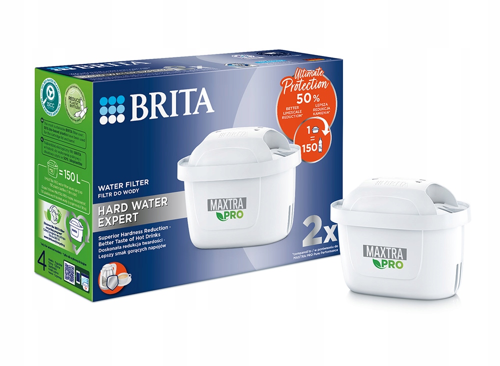 Фото - Картридж для води BRITA Filtr wody wkład do dzbanka  Maxtra Pro Hard Water Expert 2 szt. 