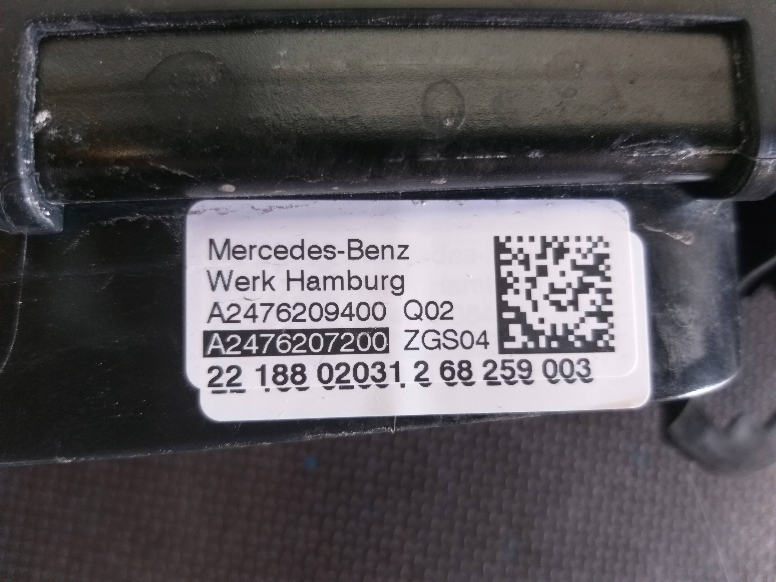 PAS PRZEDNI MERCEDES A KLASA W177 B KLASA W247 Producent części Mercedes-Benz OE