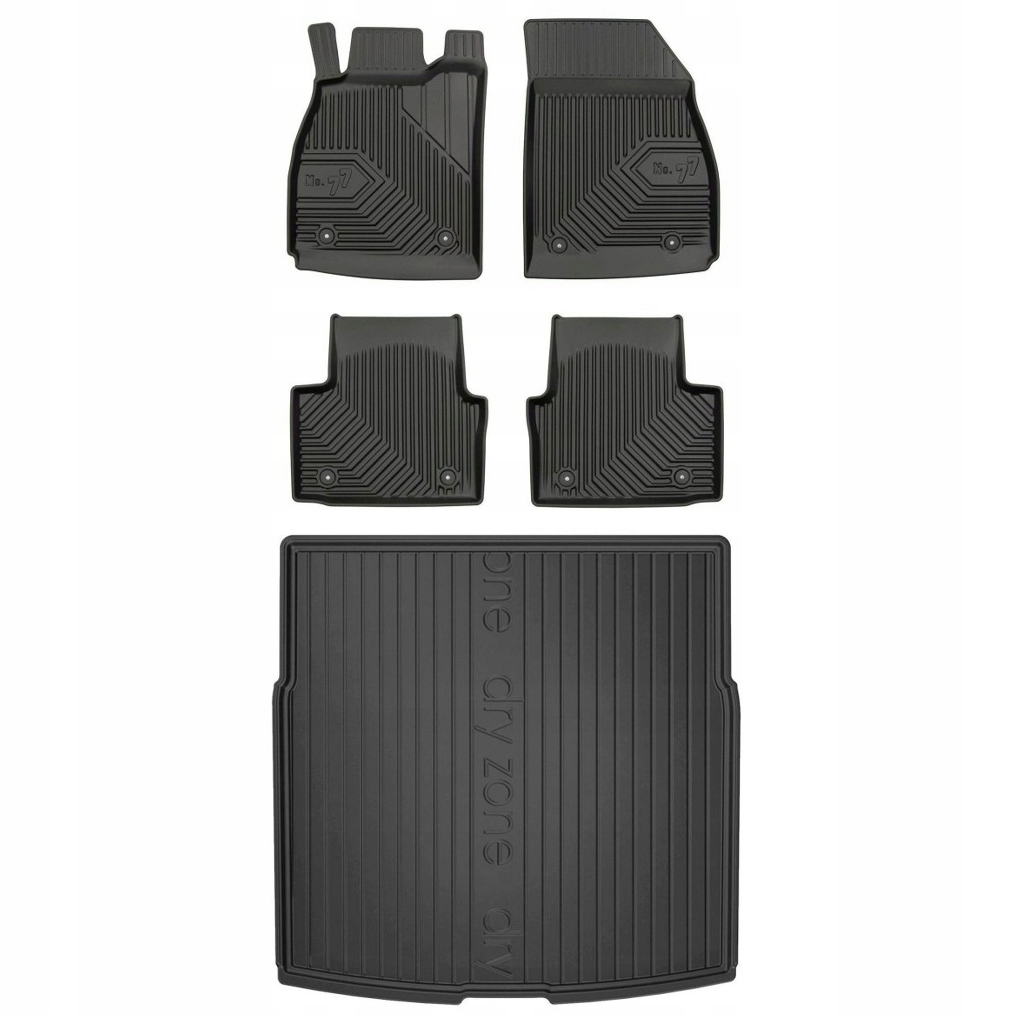 Gumová sada kobercov a rohoží Opel Insignia A 2008-2017