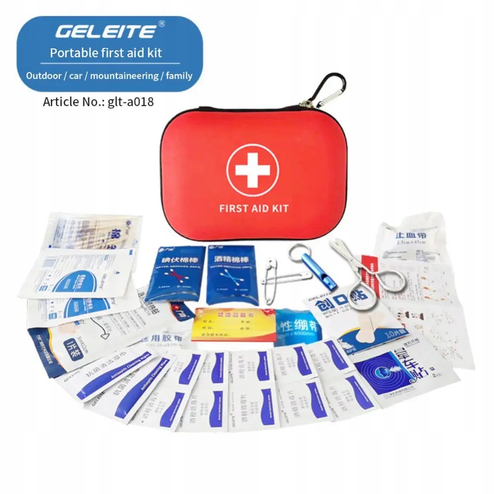 First Aid Kit Set Eva Safety Durable 19-piece Set Waterproof Outdoor