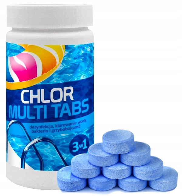 CHEMIA BASENOWA CHLOR MULTI TABS DO BASENU 3W1