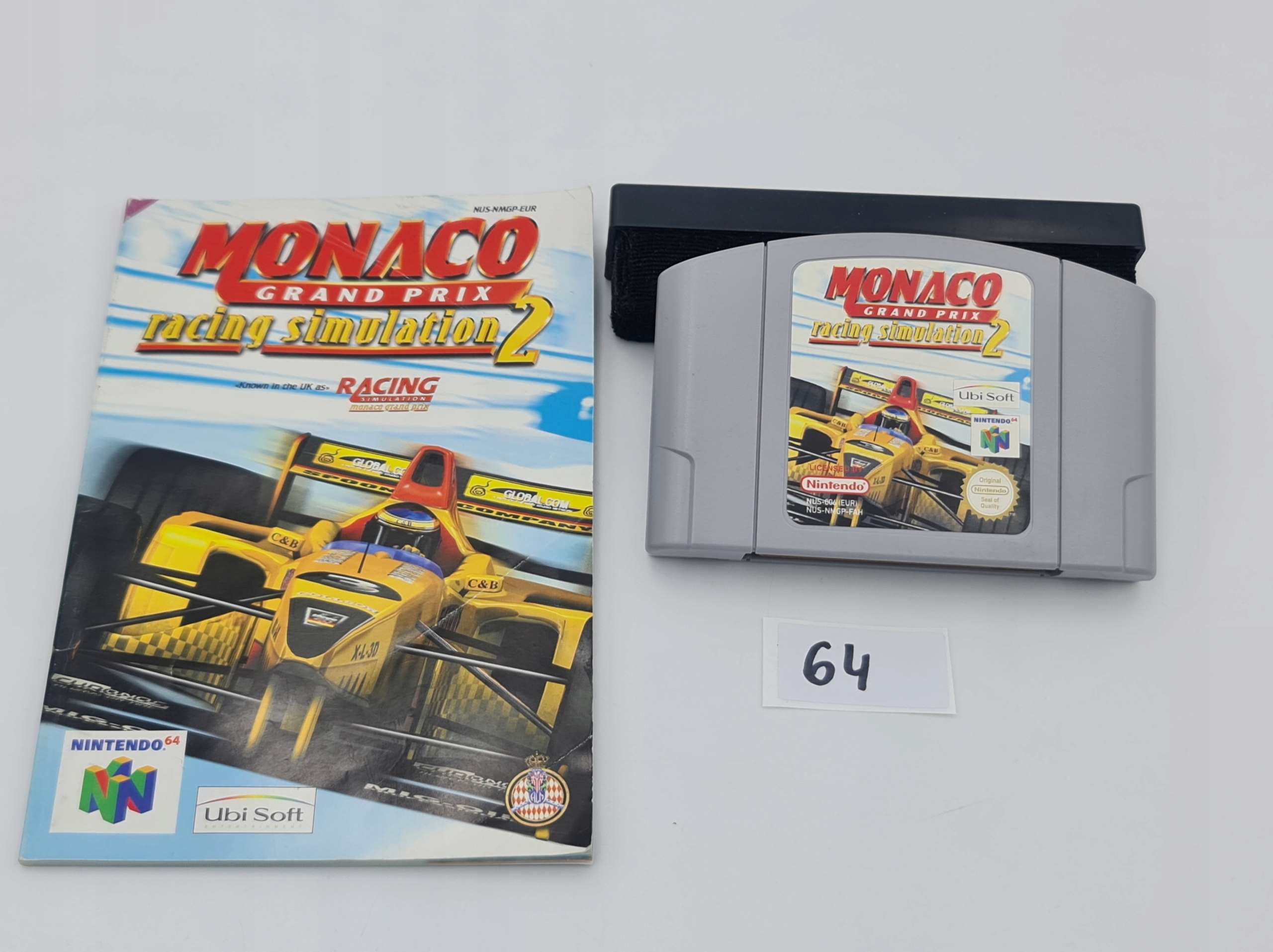 NINTENDO 64 MONACO GRAND PRIX RACING SIMULATION 2 Platforma Nintendo 64