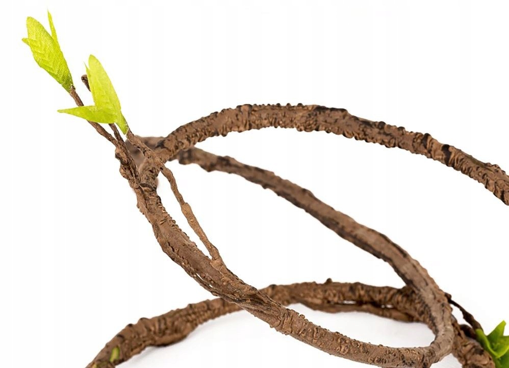 Levně Repti-zoo Ohybná liána s listy, 150 cm