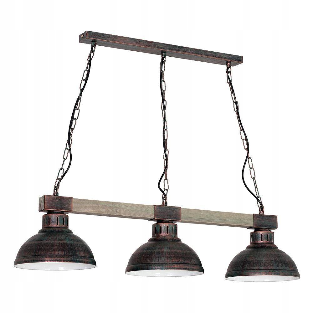 Závesná lampa Luminex Hakon 3 – svetelné body E27