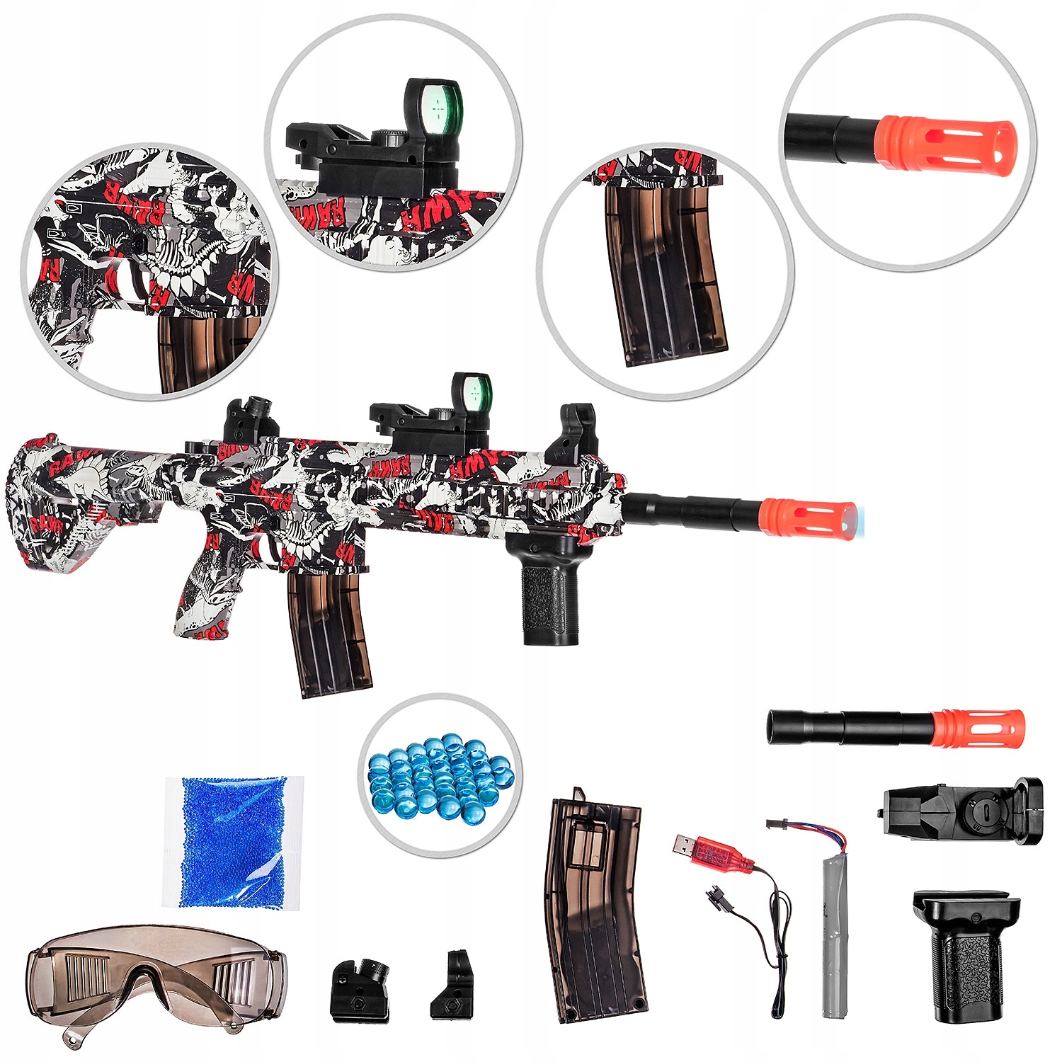 

Automat M416 Pistolet Kulki Żelowe Karabin Csgo