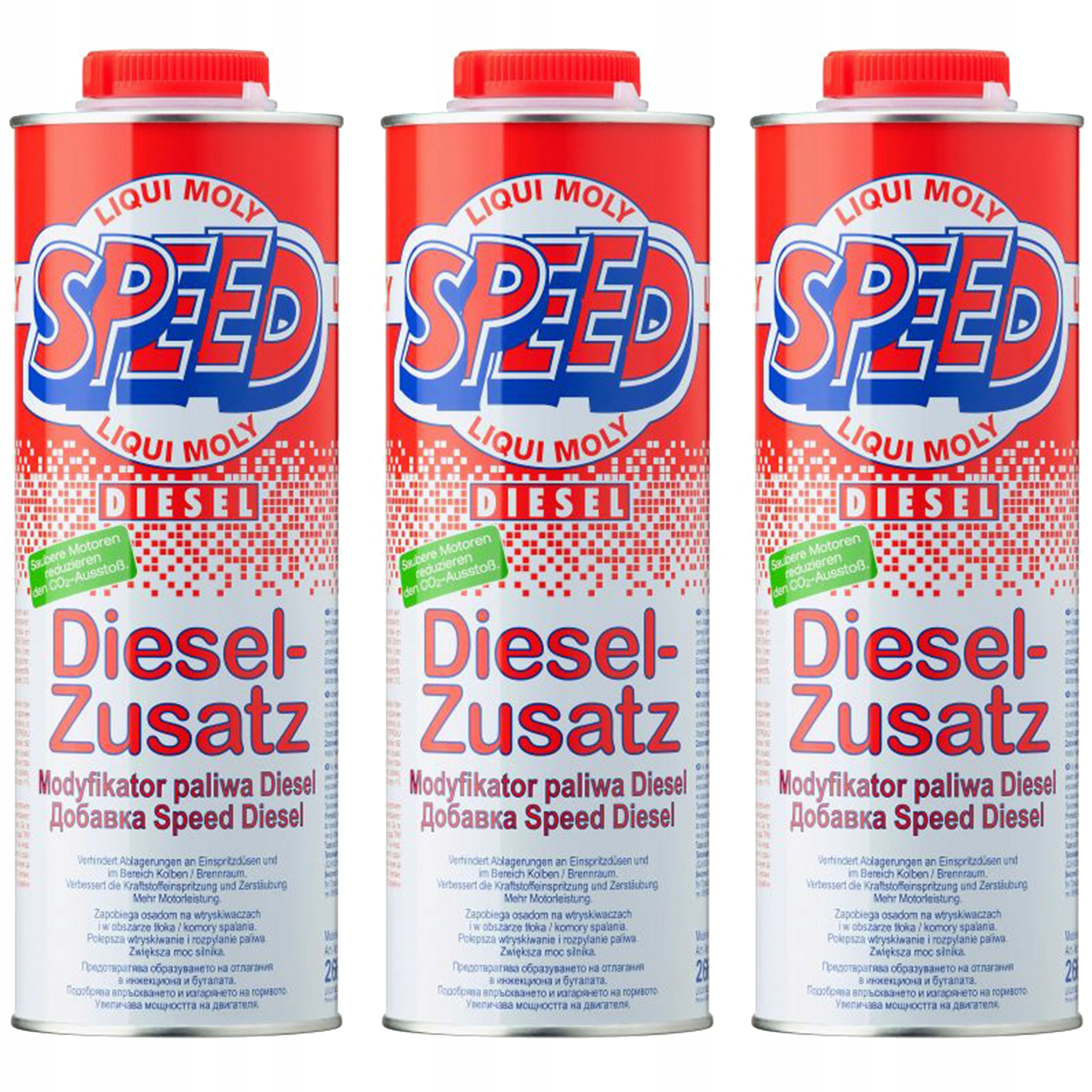 Liqui Moly 3 X Speed Diesel Zusatz Modifikátor Paliva Diesel 1 L 2663