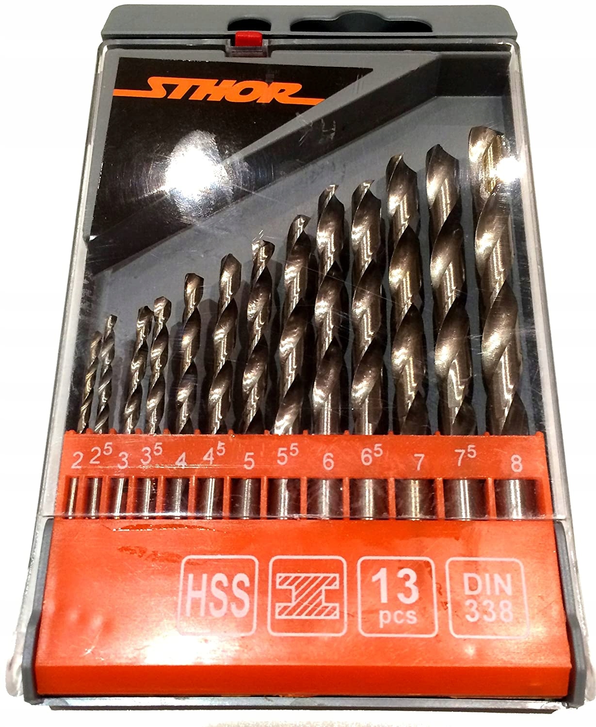 YATO WIERTLA DO METALU HSS 2-8MM / 13SZT