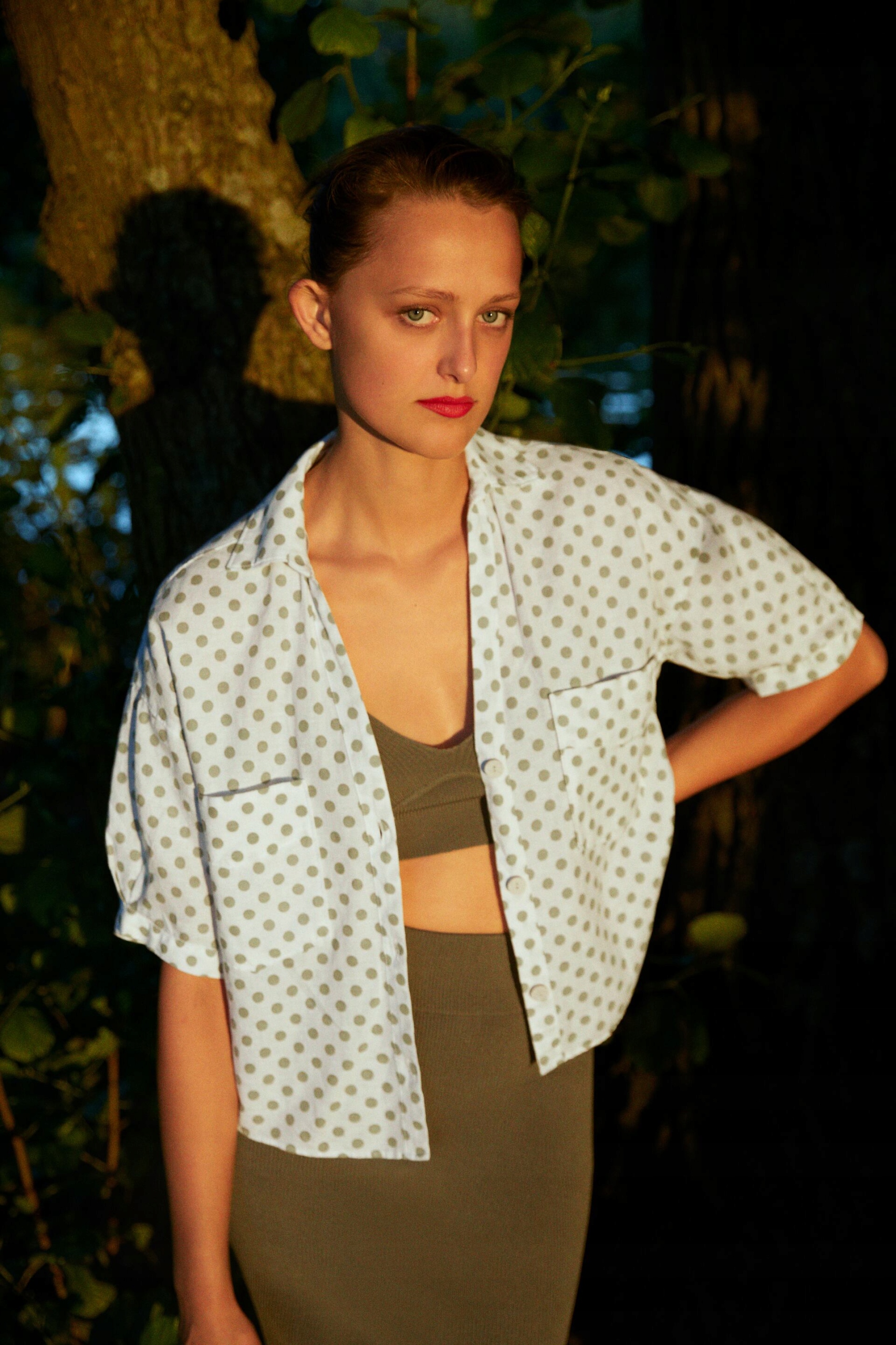 

Zara_krótka Lniana Koszula 2361307