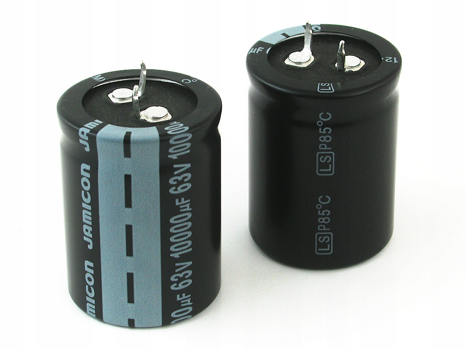 Kondenzátor 10000uF 63V 30x40 L.life 85* Jamicon 10 Kusů