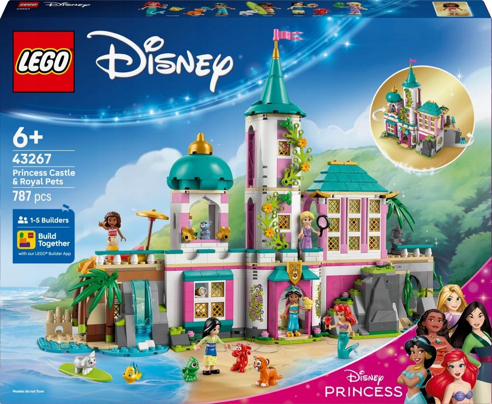 Lego Disney Princess Zámek princezen a královských zvířat 43267